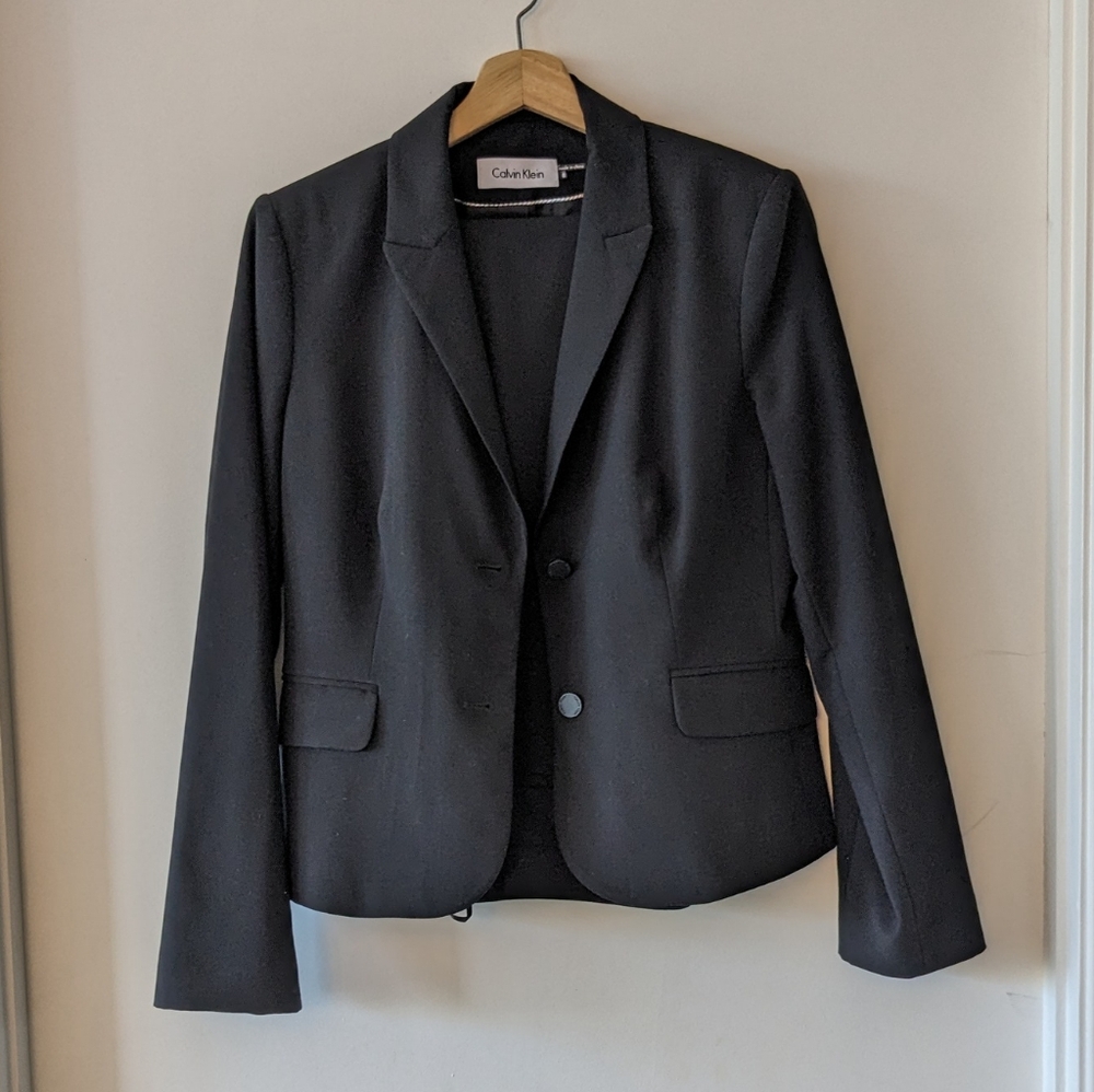 Calvin Klein black suit jacket